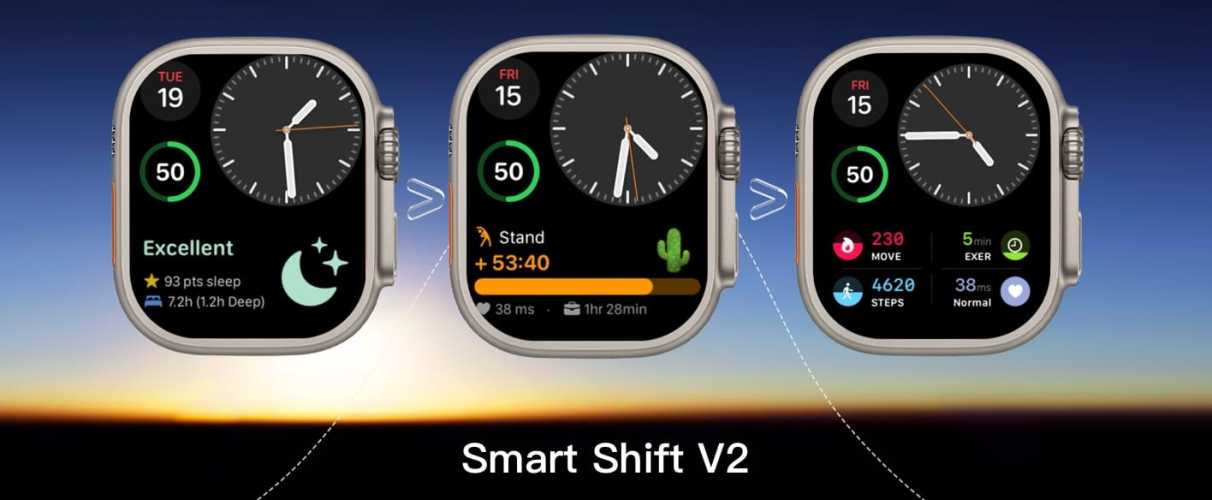 Smart Shift Focus Watch Face